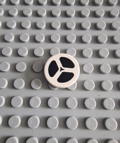 Lego fliese rund - rund, 2