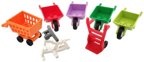 Lego fahrrad schubkarren - lego,