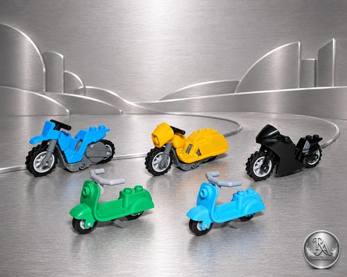 Lego scooter roller - roller, vespa