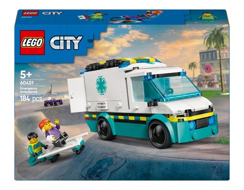 Lego city rettungswagen - city, 60451